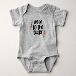 Ny till tribe baby-kroppsdräkten t shirt