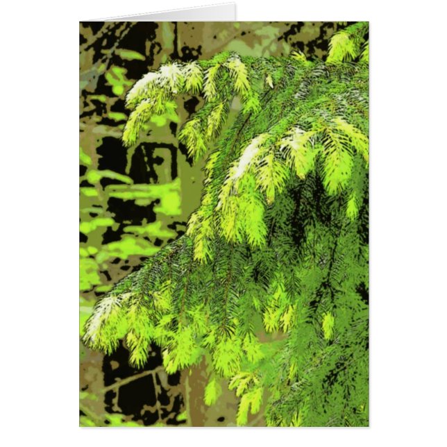 Ny tillväxt hälsningskort (Framsidan)