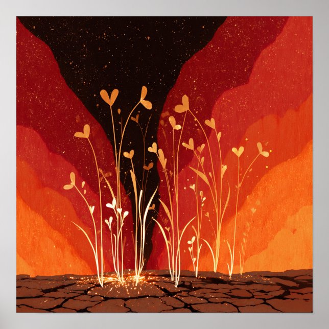 Ny tillväxt - Solarpunk Poster (Framsidan)