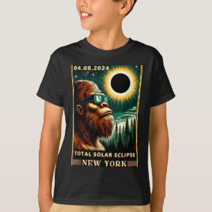 Ny total solförmörkelse York Bigfoot T Shirt