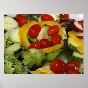 Ny trädgårds- sallad poster