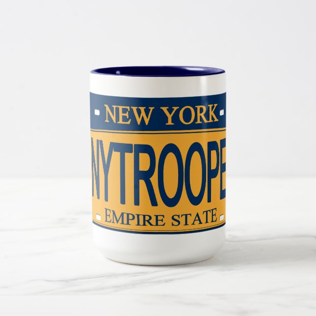 NY TROOPER NY Registreringsskylt Mugg (Center)