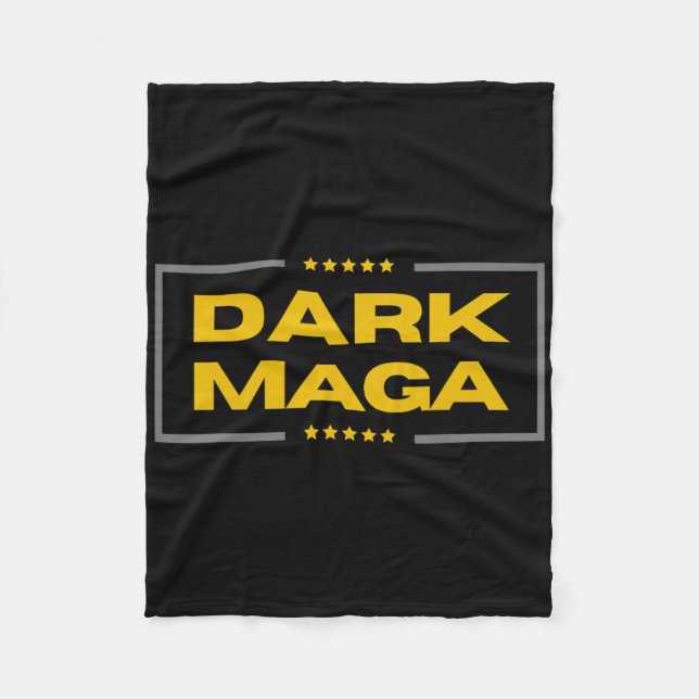 Ny! Trump Guld Mega Mörk Mega Tee - Trump Mörk Gå Fleecefilt (Framsidan)