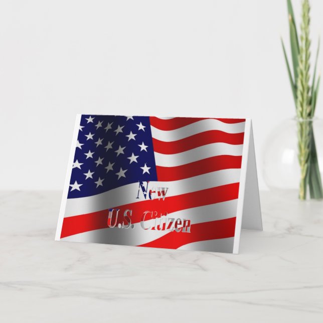 Ny U.S.-medborgare Kort (Framsida)