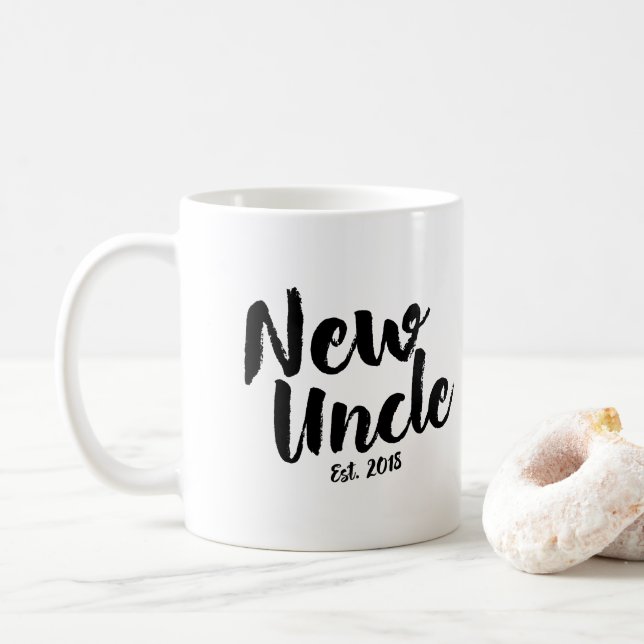 Ny Uncle Est. 2018 framtida Uncle Gåva Råna Kaffemugg (Med munk)