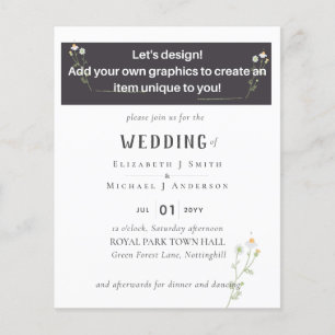 NY! UTFORMNING AV EGET WEDDING-INVITE - budget frå