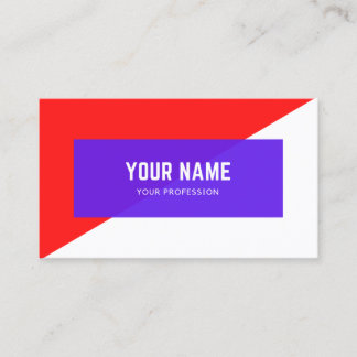 Ny utformning av visitkort