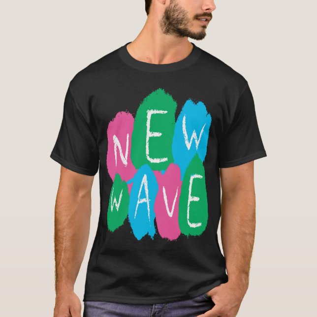 Ny våg Graffiti-målning T Shirt (Framsida)