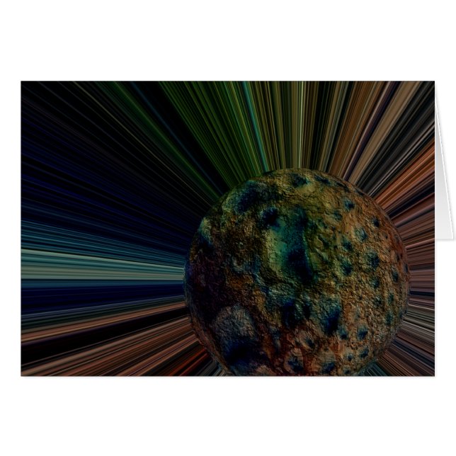 Ny värld hälsningskort (Framsidan Horizontal)