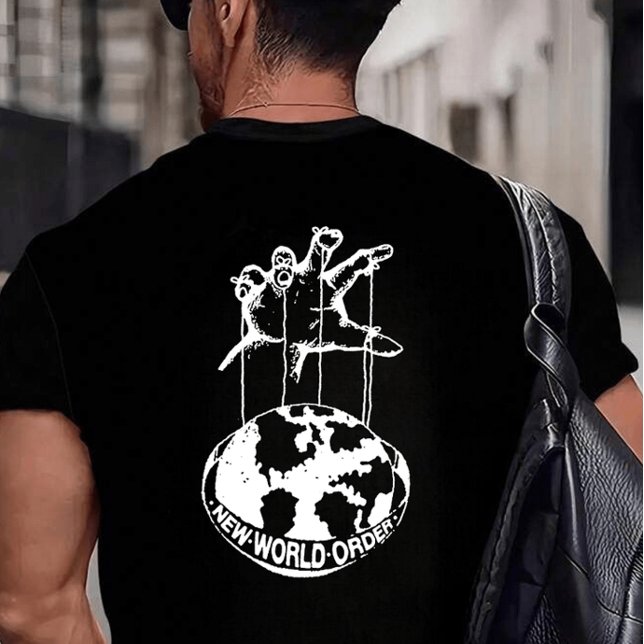 Ny världsbeställning, Unisex Premium Te T Shirt (Skapare uppladdad)