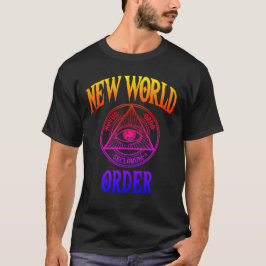 Ny världsordning Illuminati T Shirt