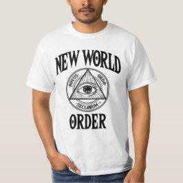 Ny världsordning Illuminati T Shirt