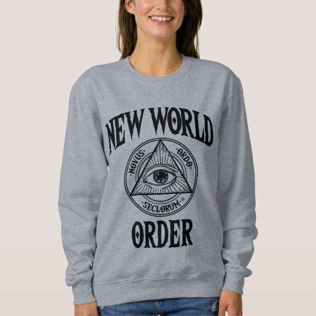 Ny världsordning Illuminati T Shirt (Framsida)