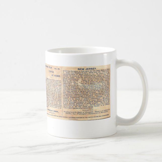 Ny vintage - jerseyhistoriemugg kaffemugg (Höger)