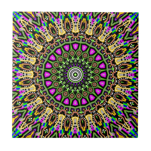 Ny vision nr 5 Kaleidoskop Kakelplatta (Framsidan)