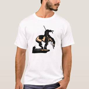 Ny vit avslutar av slinga t shirt