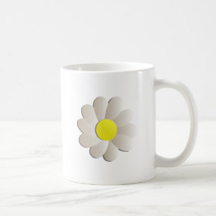 NY VITDAISYBLOMMA, VÅRTIME BLOMMA KAFFEMUGG