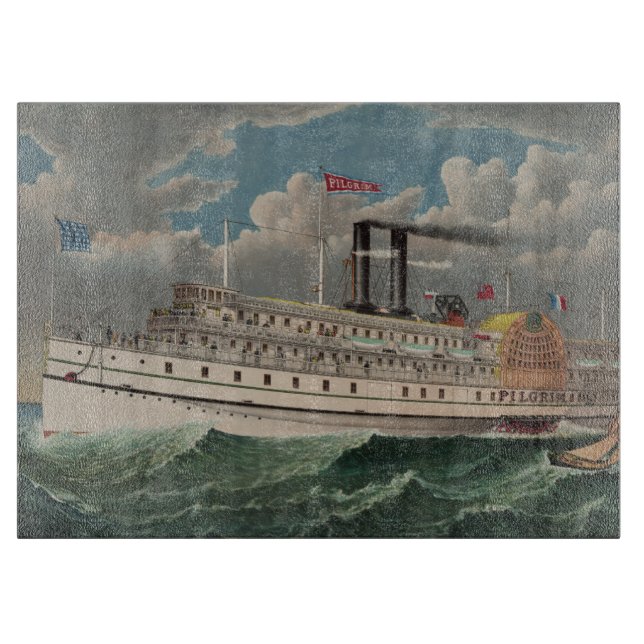 NY Voyage Grand PaddleWheel Steamboat Pilgrim (Framsidan)