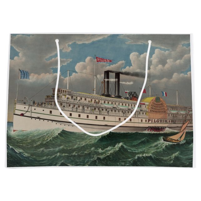 NY Voyage Grand PaddleWheel Steamboat Pilgrim (Framsidan)