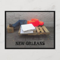 Ny vykort från hemlösa i New Orleans