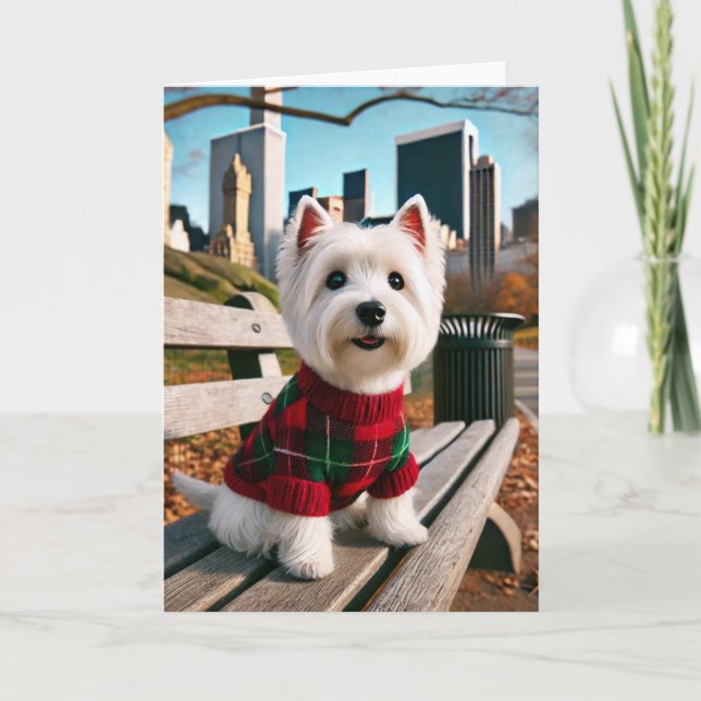 NY Westie Kort (Framsida)