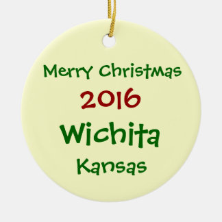 NY WICHITA KANSAS GOD JULPRYDNAD 2016 JULGRANSPRYDNAD KERAMIK