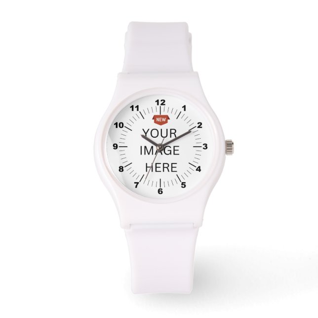 NY! Women's Watch - Personlig Silicone Strap Armbandsur (Framsida)