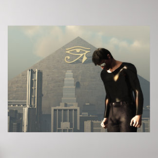 Ny World Order Cityscape Poster