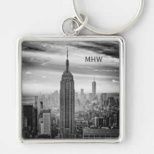 NY YORK CITY anpassningsbar monogram nyckelring