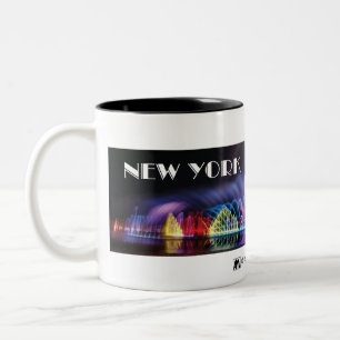 NY YORK-GNISTRA Två-Tonad MUGG