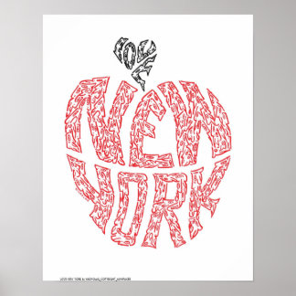 NY YORK kärlek efter NICHOLAS_COP... Poster