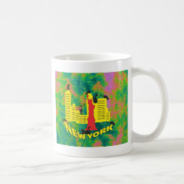 NY YORK-katt Kaffemugg