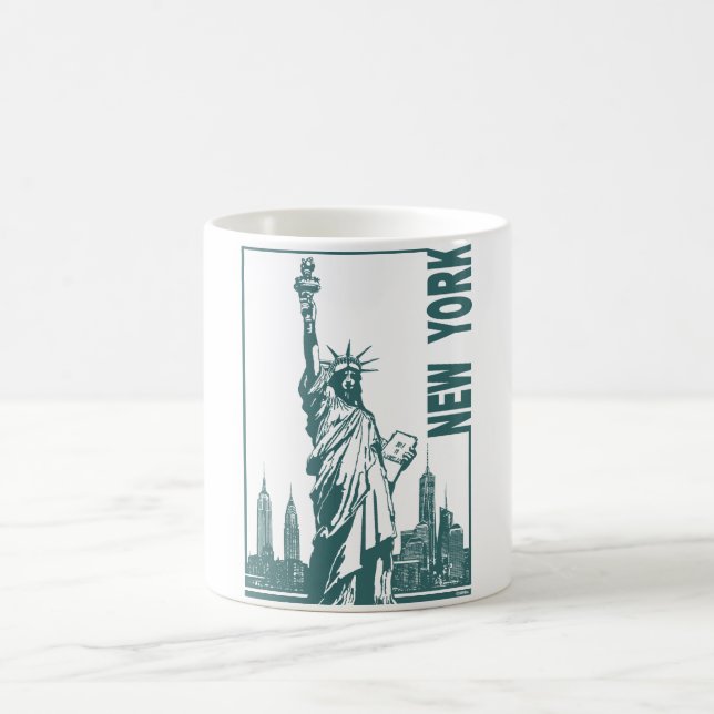 Ny York-Staty av frihet Kaffemugg (Center)