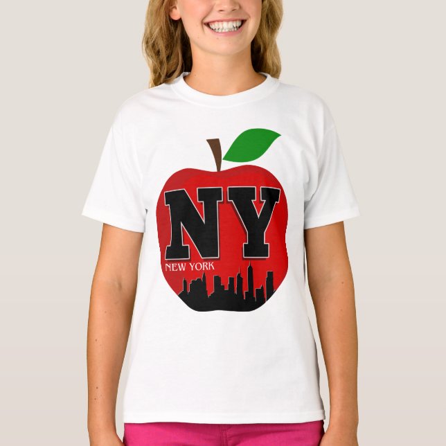 NY YORK, STORA ÄPPLEN T SHIRT (Framsida)