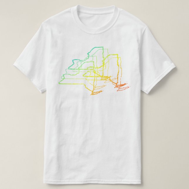 ny Yorkill-oskärpa Tee Shirt (Design framsida)