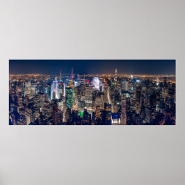 NY YORKSTAD PER KVÄLL POSTER