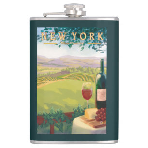 Ny YorkWine landplats Fickplunta