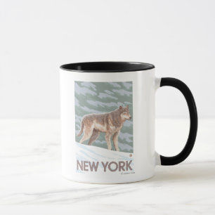 Ny YorkWolf plats Mugg