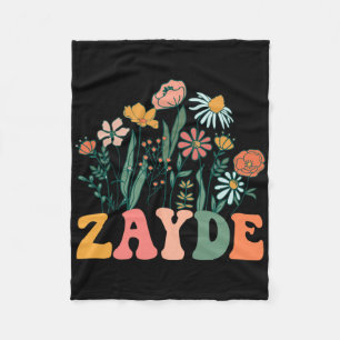 Ny Zayde Wildflower Första Födelsedag & Babyfi Fleecefilt