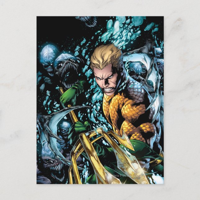 Nya 52 - Aquaman #1 Vykort (Framsida)