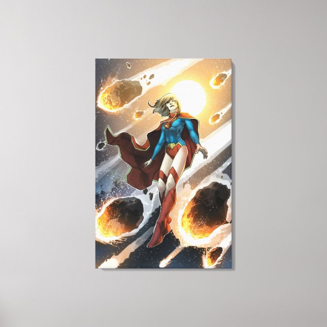 Nya 52 - Supergirl #1 Canvastryck (Framsida)