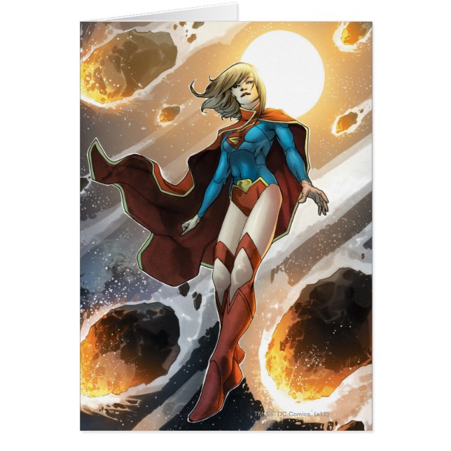 Nya 52 - Supergirl #1 Hälsningskort (Framsidan)
