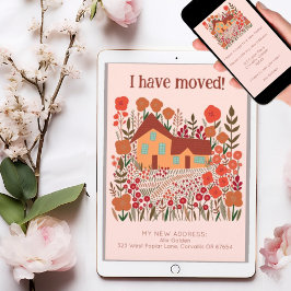 Nya Adress jag har Flyttat jordbruks- och skogsbru Kort