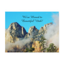 Nya adress meddelanden om berg och moln Utah