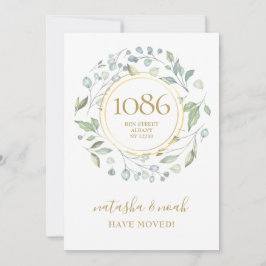 Nya adress meddelandet från Grey Garland Guld