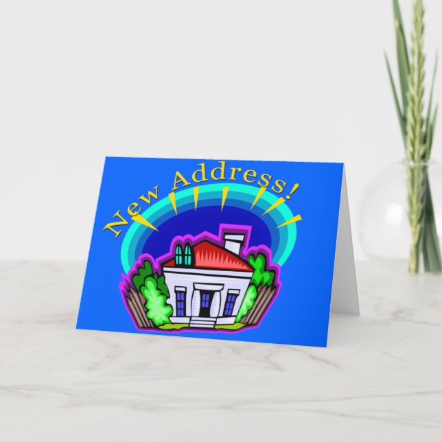 Nya adress vi har flyttat meddelande (Framsida)