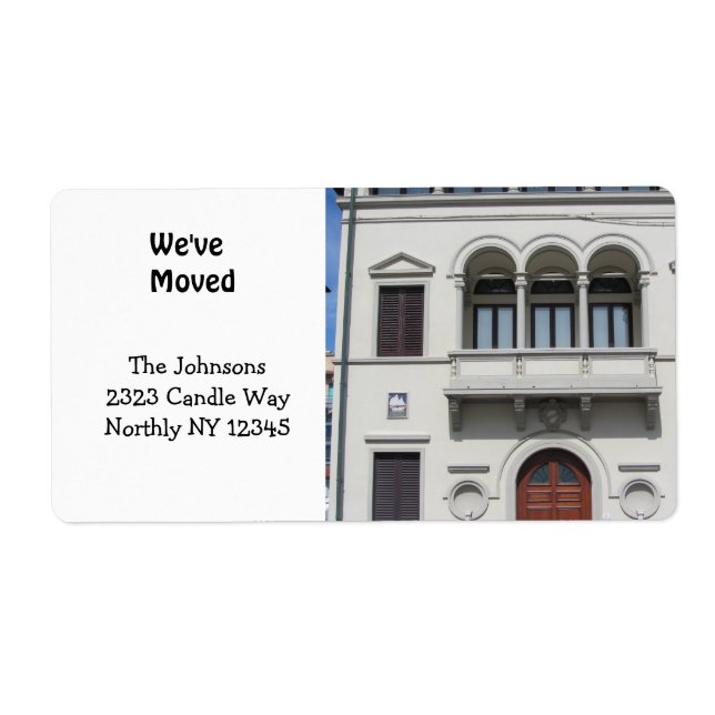 Nya Adressen Fraktsedel (Framsidan)