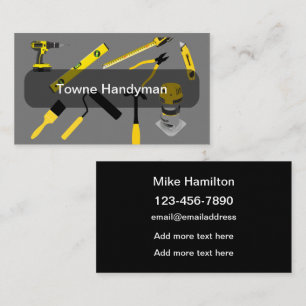 Nya Affärskort för modern Handyman Visitkort