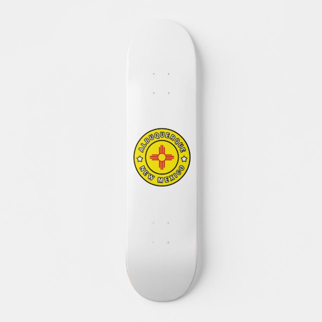 Nya Albuquerque - mexico Mini Skateboard Bräda 18,5 Cm (Framsida)