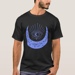 Nya åldern tredje Ögat Måne Witchy Reiki Yoga Witc T Shirt